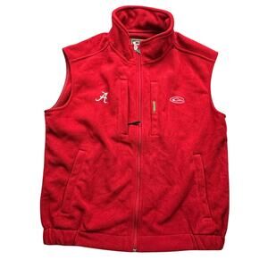 Drake Clothing Company Magnattach Alabama Crimson Tide Fleece Vest Mens XL